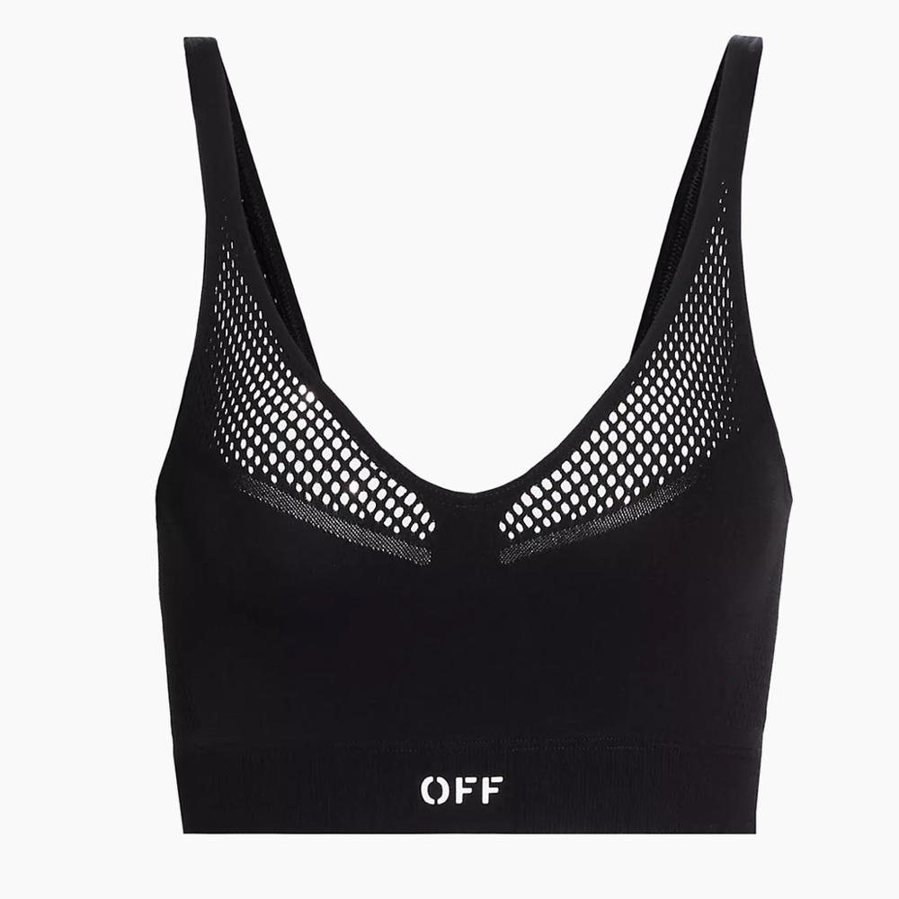 Off White Sports Bra